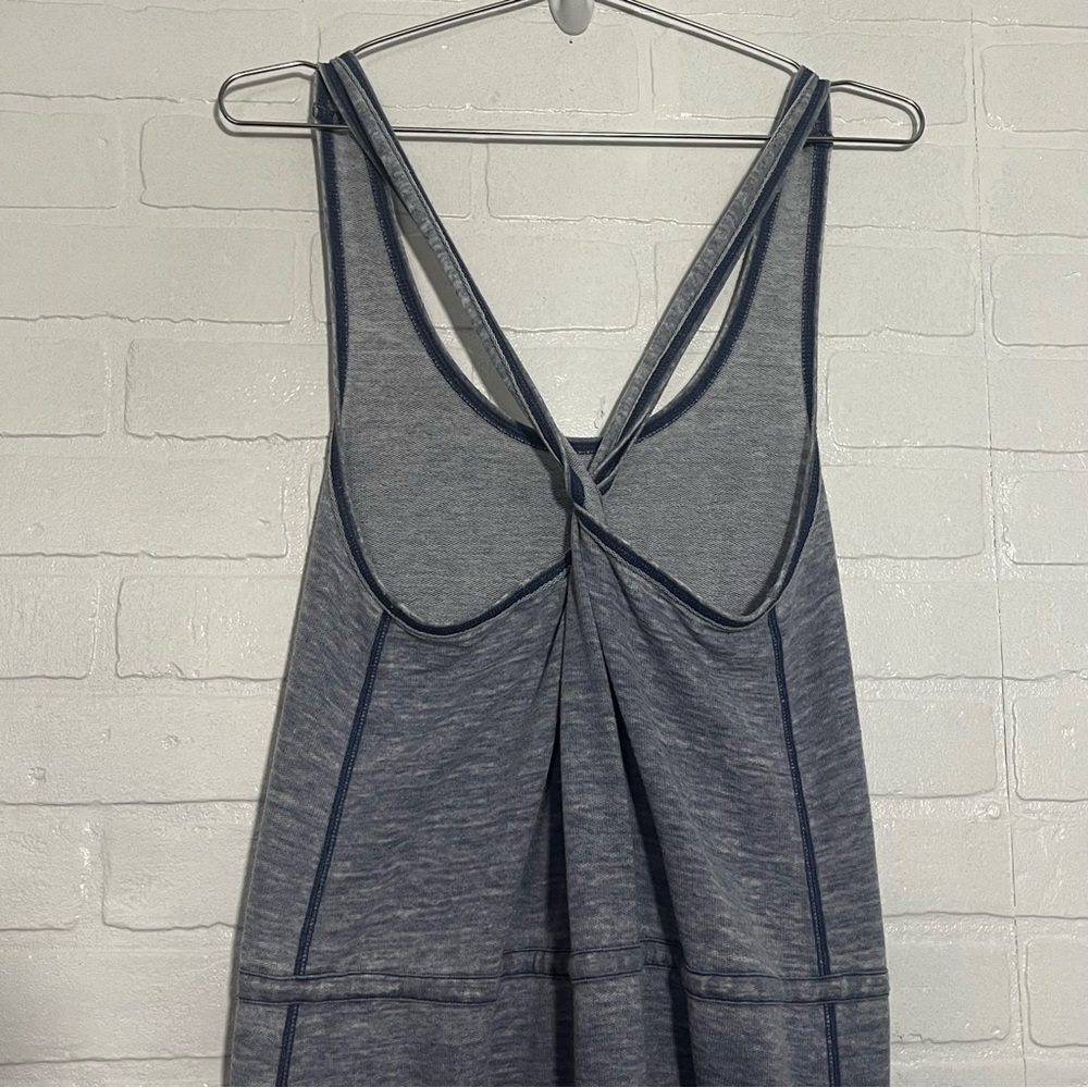 Lucky Lotus Womens Dress Casual Blue Soft Sleeveless Drawstring Waist Small - Picture 5 of 7